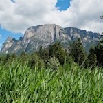 Blick auf den Schlern, den Südtiroler Hausberg