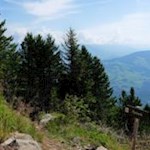 Wegweiser vom Scheibenberg nach Spiluck 