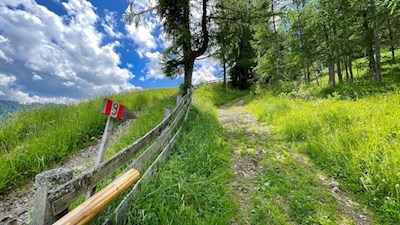 Die Wanderung zur Vaciara Hütte ist gut ausgeschildert