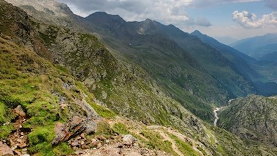Der Weg zur Teplitzer Hütte führt über steile Pfade