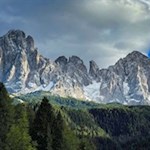 Unser Blick fällt immer wieder auf den Lang- und Plattkofel