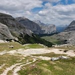 Auf dem Rückweg vom Conturinessee erschließen sich traumverlorene Ausblicke