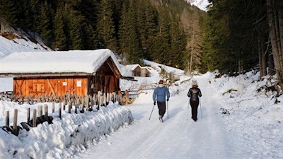 Winterwanderung zur Huber Alm