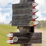 Die Wanderungen auf der Plose sind gut ausgeschildert