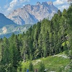 Vor malerischer Kulisse zurück zum Misurinasee