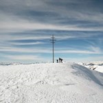 Auf dem Gipfel des 2.576 m hohen Gabler