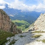 Der Günther-Messner-Steig erfordert Trittsicherheit und Schwindelfreiheit