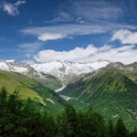 Ausblick vom Eggespitz auf die Gletscherwelt der Zillertaler Alpen