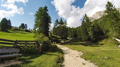 Anstieg in Richtung Juac Hütte