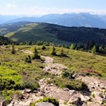 Der Rückweg vom Astjoch erfolgt auf dem Hinweg
