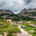 Das malerische Almdorf Fodara Vedla