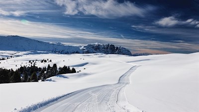 Die Winterwanderung auf den Puflatsch führt durch eine wundersame Winterwelt