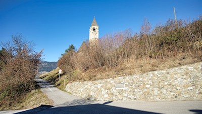 Das Katharinakirchlein in Ried unterhalb von Lajen