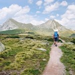 Vor der Kulisse des Ifinger und des Plattenspitz zurück zum Kreuzjöchl