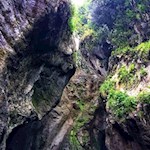 L'acqua ha lasciato il segno sulle rocce...