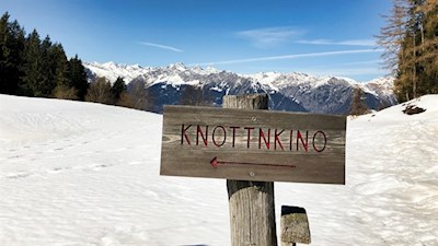 Die Wanderung zum Knottnkino ist bestens ausgeschildert