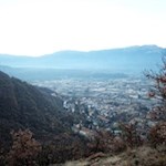 Blick auf die Landeshauptstadt Bozen