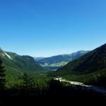 Rückwärtsgewandter Blick auf das Fischleintal