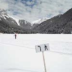 Der Winterwanderweg ist gut ausgeschildert