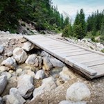 Brücke unterhalb der Stolla Alm