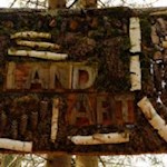 Teile des Weges folgen dem LandArt-Weg