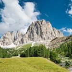 Zu Füßen der sagenumwobenen Laurinwand