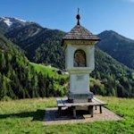 Pestbildstock am Wegesrand