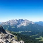 Blick auf den Latemar