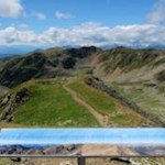 Auf der Kassianspitze, einem der aussichtsreichsten Gipfel der Sarntaler Alpen