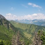 Ausblick von der Mittagsspitze in Richtung Jaufenpass