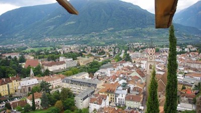 Meran vom Pulverturm aus gesehen