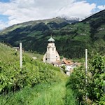 Die Riffianer Wallfahrtskirche mit ihrem markanten Zwiebelturm
