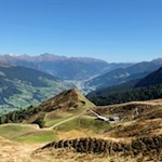 Bereits während des Anstiegs auf die Einachtspitze eröffnen sich malerische Ausblicke