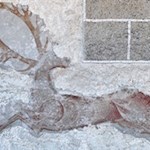 Fresko auf der Johanneskirche in Tötschling