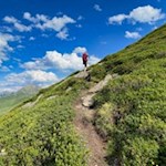 Vor malerischer Kulisse auf das Saxenle