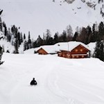 Rodeln von der Faneshütte