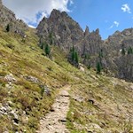 Anstieg auf das Kreuzjoch