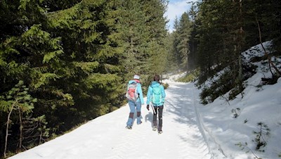 Winterwanderung zur Ackerboden Alm