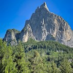 Vor der Kulisse des Schlern nach Bad Ratzes