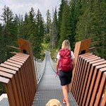 Hängebrücke am Karersee