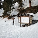 Schließlich zweigt links der Weg Nr. 7A ab