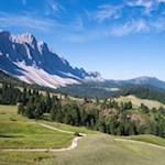 Blick auf die anmutigen Geislerspitzen