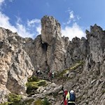 Der Klettersteig auf die Sextner Rotwand zählt zu den beliebtesten in den Dolomiten