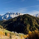 Unterwegs im herbstlich gefärbten Gadertal