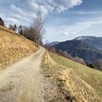 Sanft zieht sich der Poststeig durch die malerische Landschaft