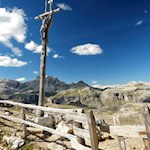 Auf dem Crespeina-Joch