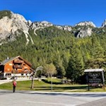 At the end of the trail, the Sare Restaurant tempts you to stop for a bite to eat.