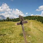 Weggabelung nahe dem Lutterkopf