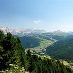 Blick in Richtung Corvara