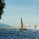 Ein Paradies für Surfer: der windige Norden des Gardasees